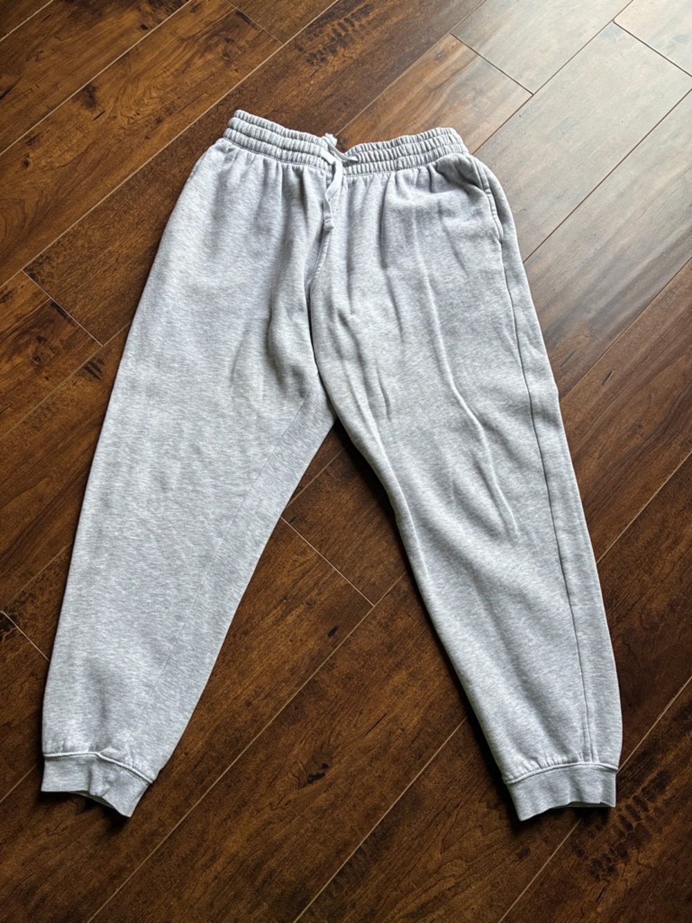 Mens Joggers H&M Light Gray Sweatpants SZ M